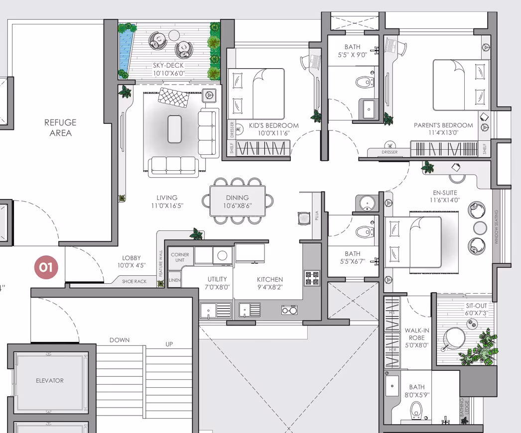 Vilas Palladio Balewadi Central Phase 1 - Image 20