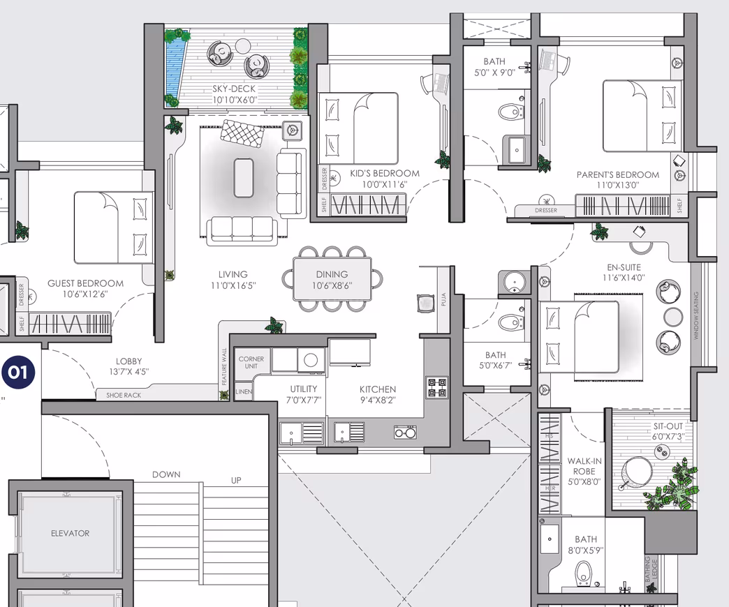 Vilas Palladio Balewadi Central Phase 1 - Image 24