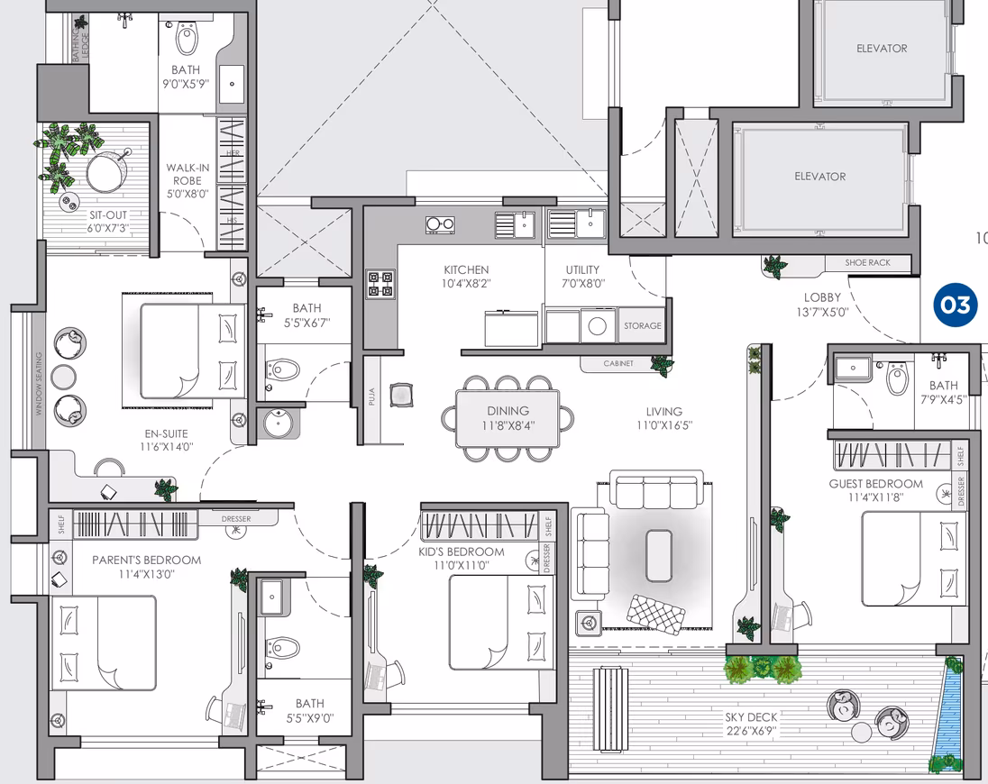 Vilas Palladio Balewadi Central Phase 1 - Image 26