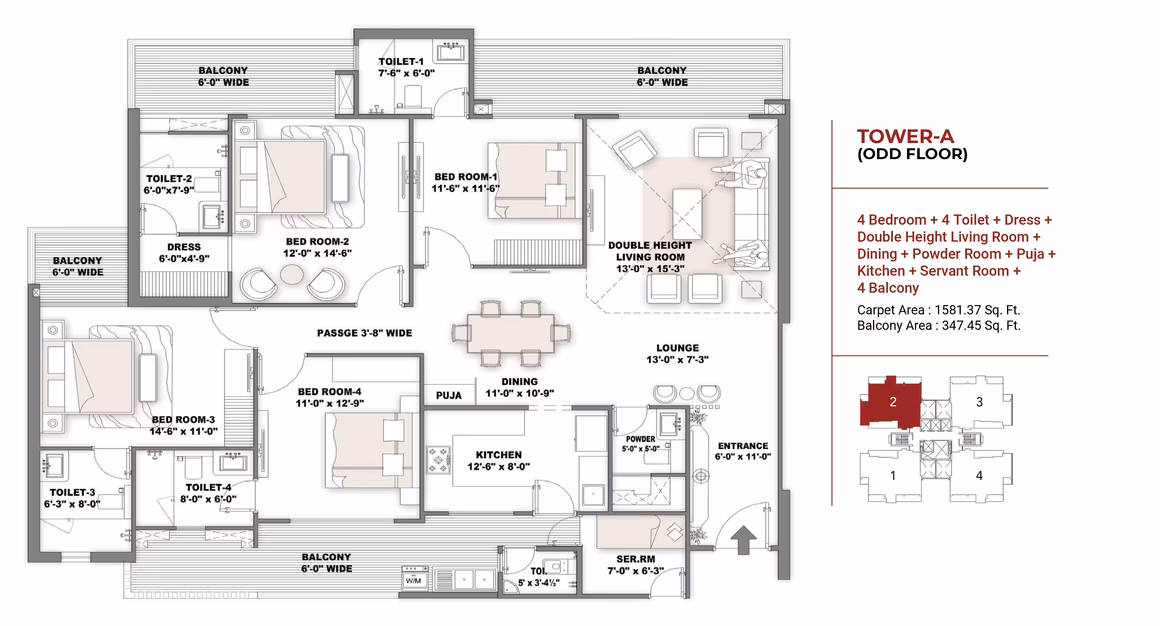 Shree Ambrosia Luxurious Residence - Image 40