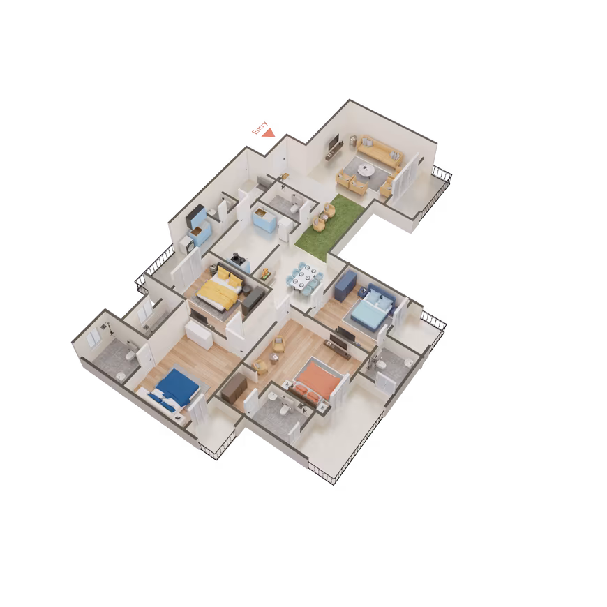 Shree Ambrosia Luxurious Residence - Image 66