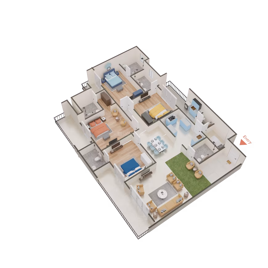 Shree Ambrosia Luxurious Residence - Image 71