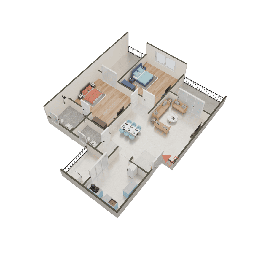 Majestique Signature Towers A1 - Image 42