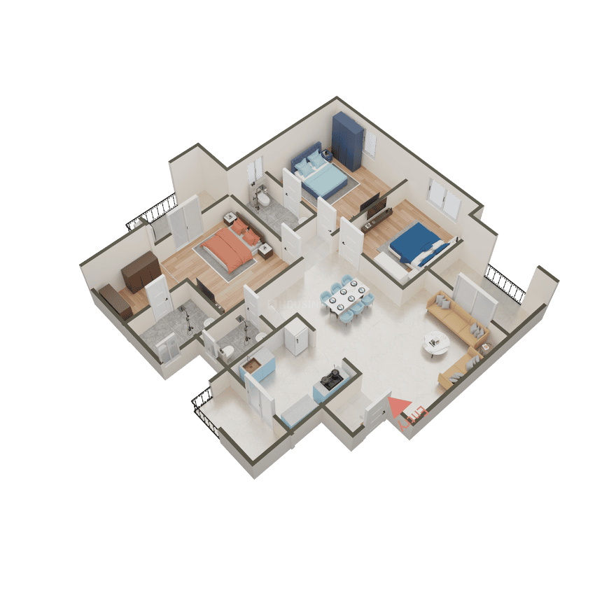 Majestique Signature Towers A1 - Image 70